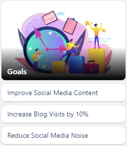 Goal planning list using Trello Boards
